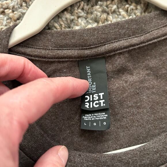 Tombstone “I’m Your Huckleberry” T-Shirt Heather Brown Cotton Blend Mens Large - Picture 5 of 7